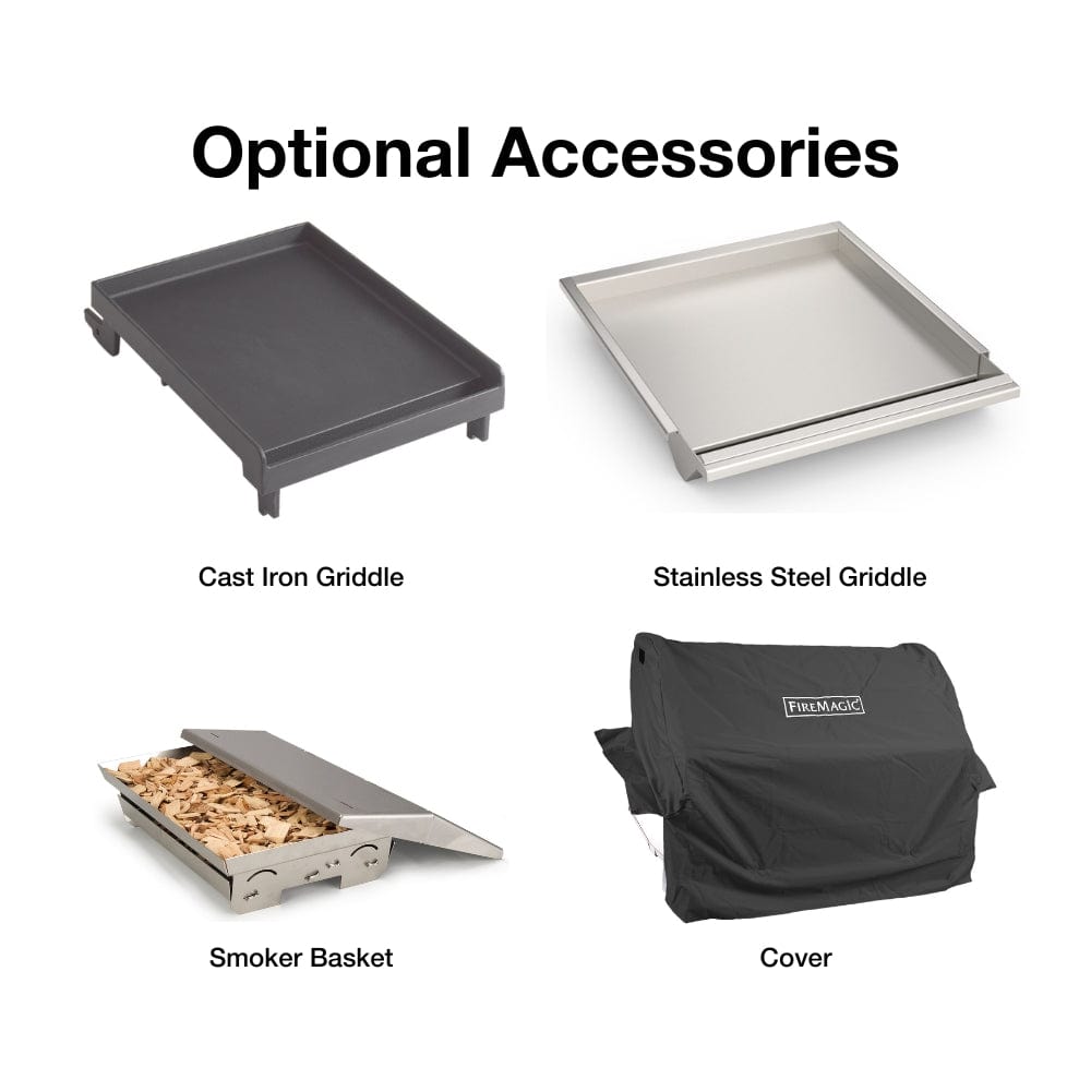 Fire Magic Aurora A430i 27-Inch Built-In Gas Grill Optional Accessories