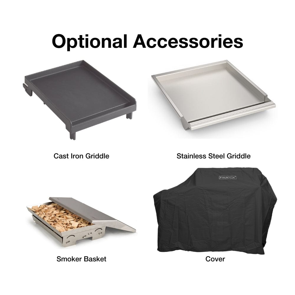 Fire Magic Aurora A540i 33-Inch Built-In Gas Grill optional accessories