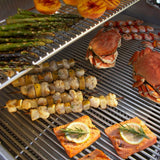 grilling seafood on the fire magic grill - lifestyle view