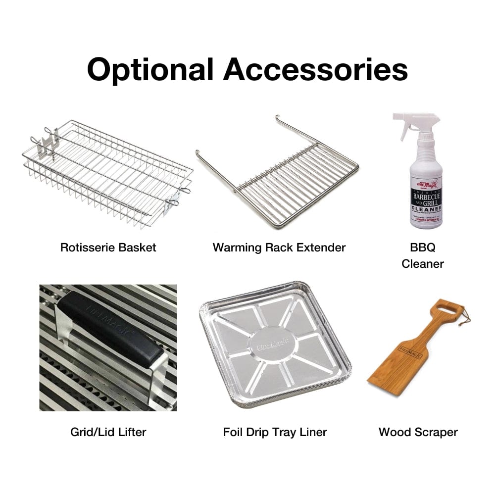 Fire Magic Echelon E660s 73-Inch Portable Gas Grill optional accessories