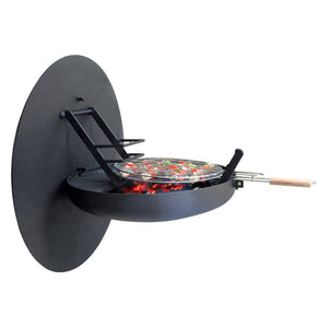 Focus Sigmafocus 29-Inch Wall Mounted Wood Burning Fire Pit Grill - FCS-GR-SIG