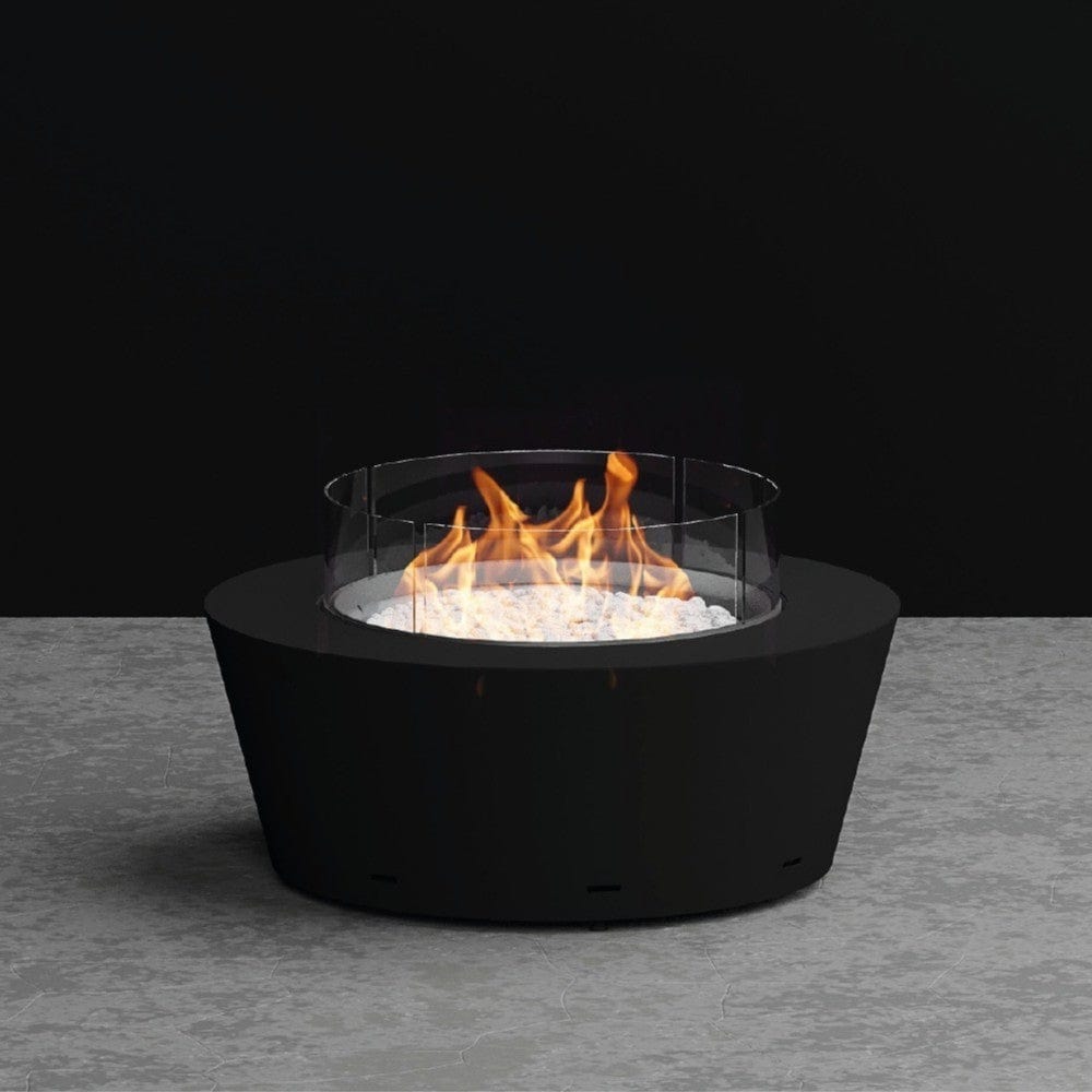 GlammFire Otello Corten Steel Gas Fire Pit at Studio