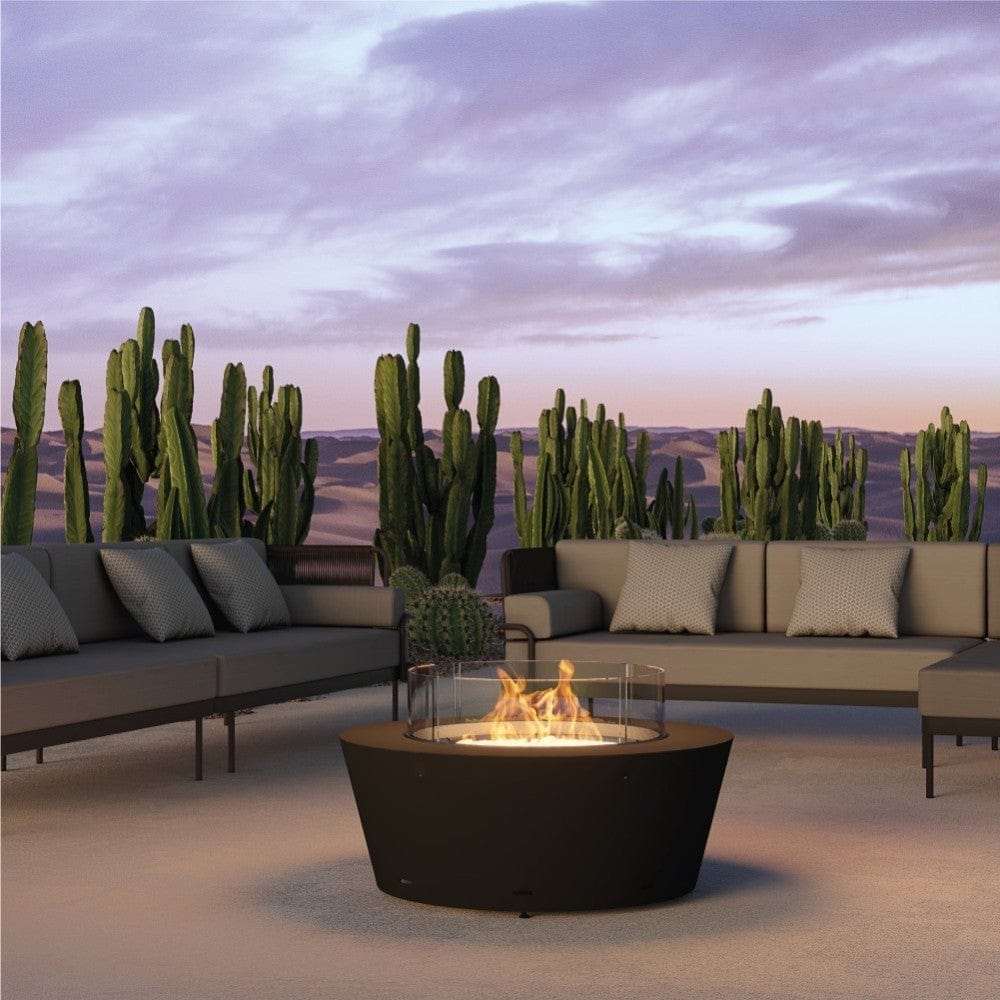 GlammFire Otello Corten Steel Gas Fire Pit at Outdoor Space