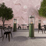 GlammFire Selene Hedges Free Standing Gas Patio Heater at Outdoor Space