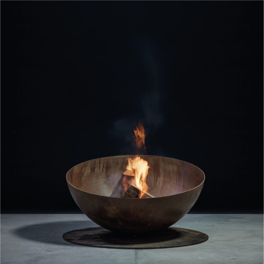 GlammFire Solace Wood Burning Fire Pit in Studio