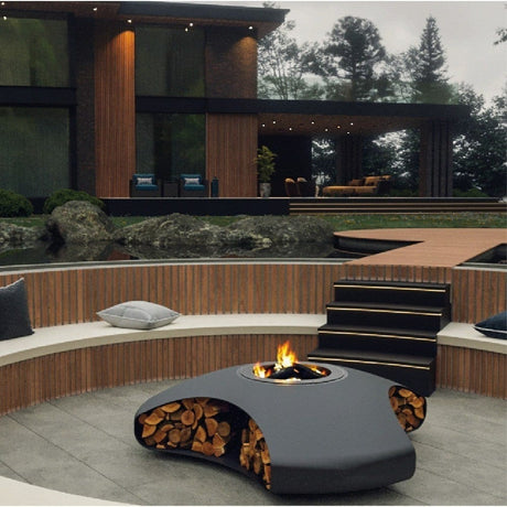 GlammFire Vaudeville Wood Burning Fire Pit at Outdoor Space