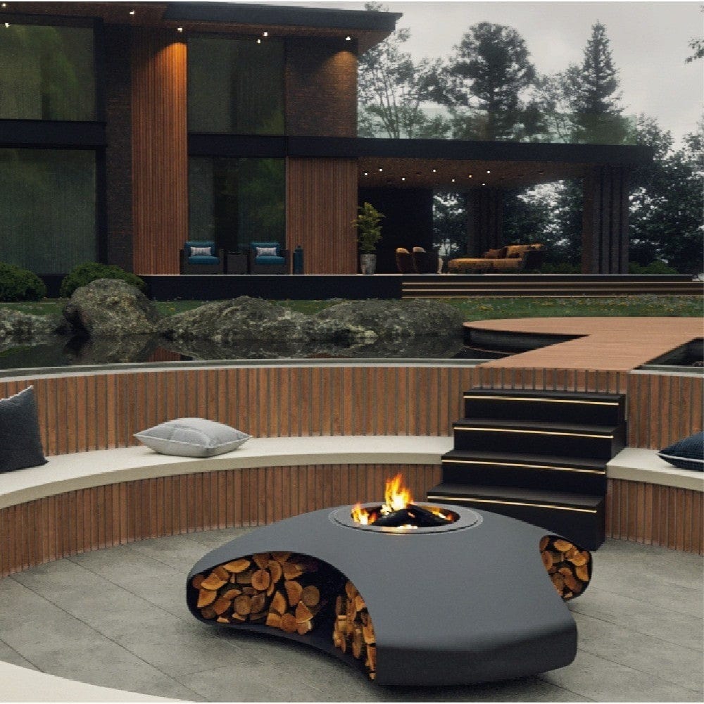 GlammFire Vaudeville Wood Burning Fire Pit