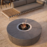 GlammFire Zarzuela Wood Burning Fire Pit at Outdoor Place