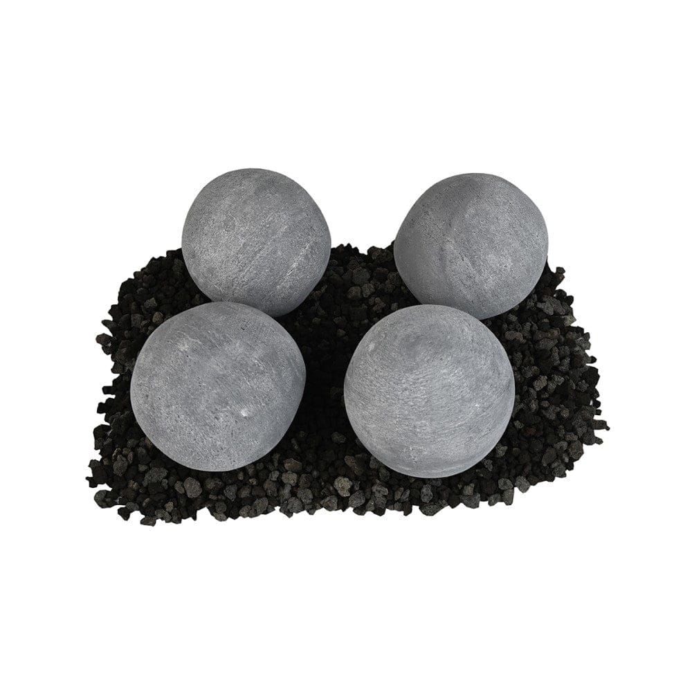 Grand Canyon 6-Inch Cannon Balls for Gas Inserts and Burners in Gray