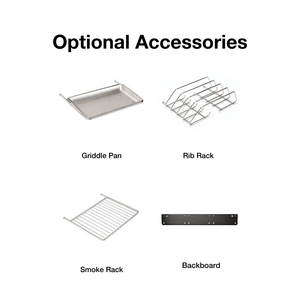 Optional Accessories for Peak Pellet Grill