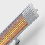 Heatscope Next 3000W Electric Radiant Heater in White Detail