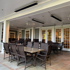 Heatstrip Electric Patio Heater at Outside Dining