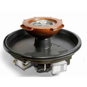 HPC Evolution 360 52-Inch Copper Gas Fire and Water Bowl with 4 scupper bowl