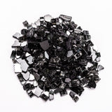 reflective black glass