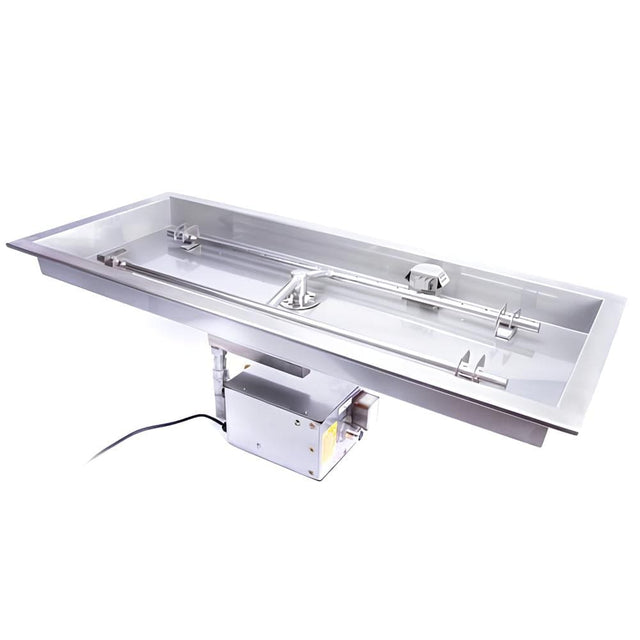 HPC H-Burner Gas Fire Pit Insert with On/Off Electronic Ignition