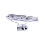 HPC Interlink Gas Fire Pit Insert with Push Button Ignition - front view