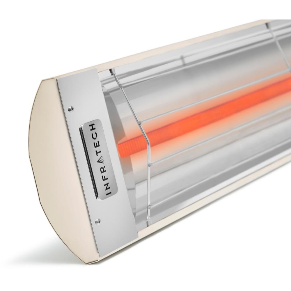 Infratech C Series 61&quot; 3000W/4000W Single Element Infrared Electric Heater in Almond