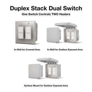 Duplex Dual Stack Switch 