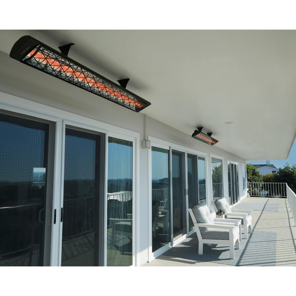 Infratech CD Infrared Electric Heater with Contemporary Motif Kit in Terrace - detail view