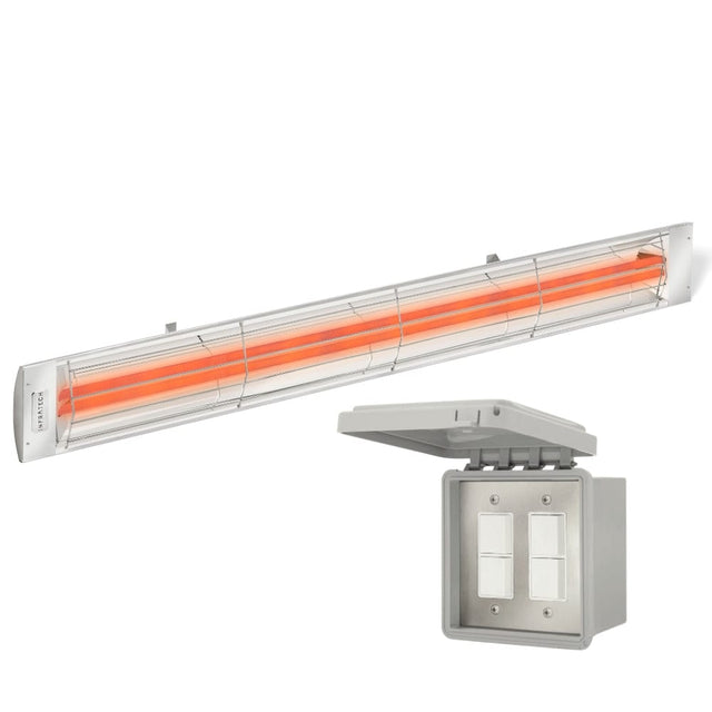 Infratech CD Series 61-Inch 6000W Dual Element Infrared Electric Heater With Duplex Switch
