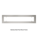 stainless steel flush mount frame