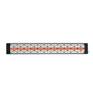 infratech motif collection c series 2600w electric heater with contemporary fascia in black