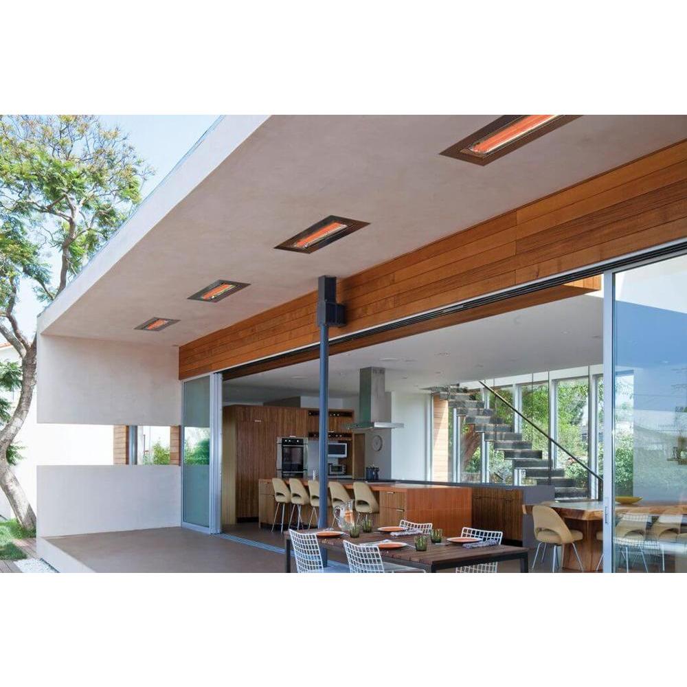 Infratech WD Series 33&quot; flush mounted heaters efficient heating and minimalist design