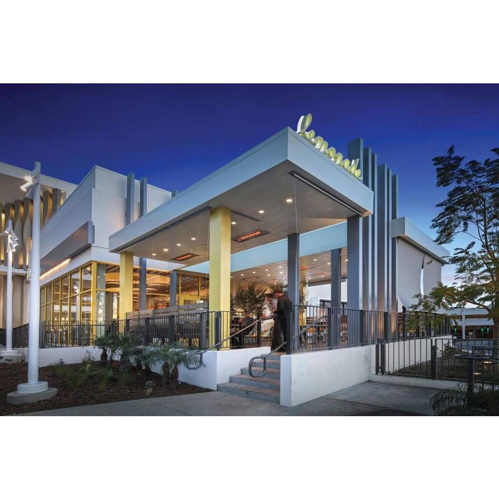 Infratech WD Series 39&quot; flush mounted heaters at Lemonade Fashion Island
