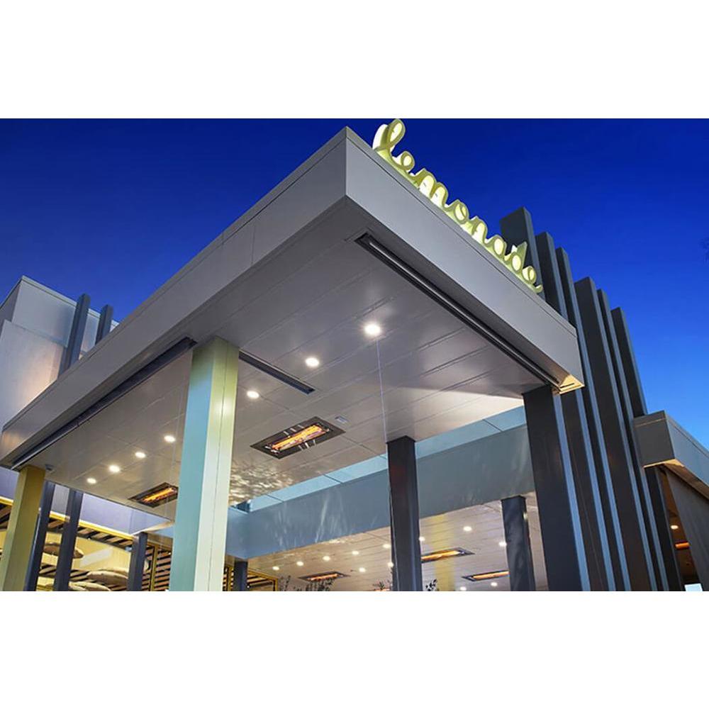 Infratech WD Series 39&quot; flush mounted heaters at Lemonade Fashion Island