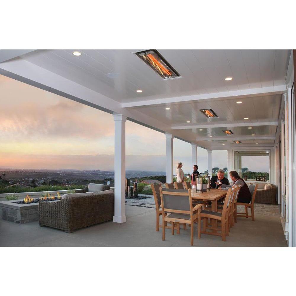 Infratech WD Series 39&quot; flush mounted heaters in Montecito residence