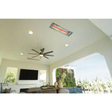 Infratech WD Series 39" flush mounted heaters allow indoor comfort, outside - feature detail