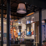 Infratech WD Series 39" Dual Element Electric Heater at a restaurant in irvine - angle view