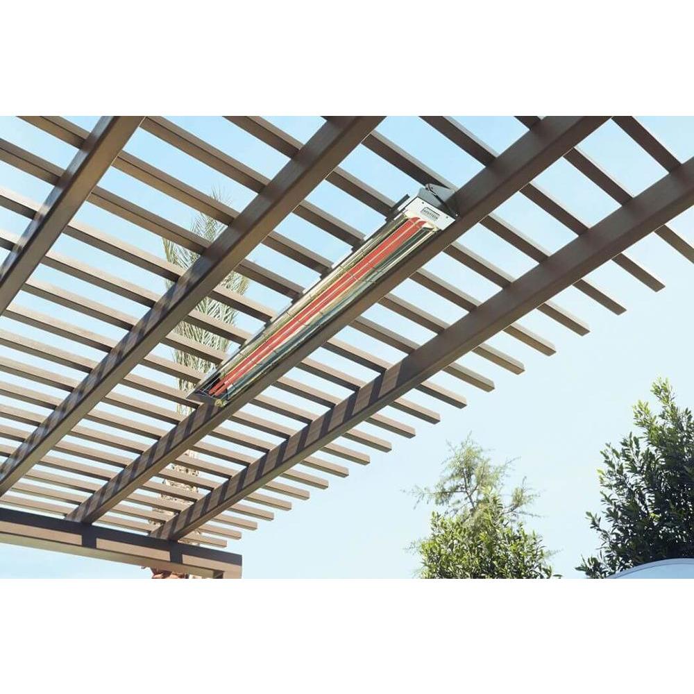 Infratech WD Series 61&quot; installed in outdoor kitchen &amp; dining area