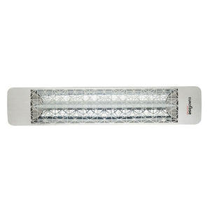 Innova 1500w white infrared electric heater with astra decor plate