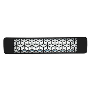 Innova 1500w black infrared electric heater with stella decor plate