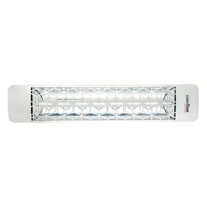 Innova 1500w white infrared electric heater with stella decor plate