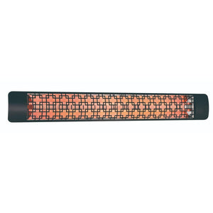 Innova 6000W Black Infrared Electric Heater with brix decor plate