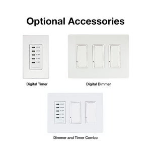 digital timer, digital dimmer and dimmer and timer combo