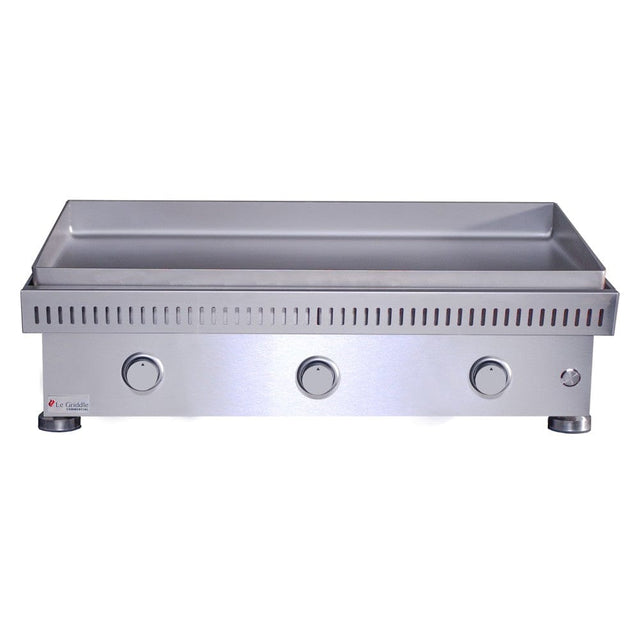 Le Griddle Commercial Series 105 41-Inch 3-Burner Built-In Gas Griddle with 6mm Plate