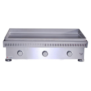 Le Griddle Commercial Series 105 41-Inch 3-Burner Built-In Gas Griddle with 6mm Plate