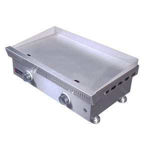 Le Griddle Commercial Series 75 30-Inch 2-Burner Built-In Gas Griddle - 3mm Plate Area