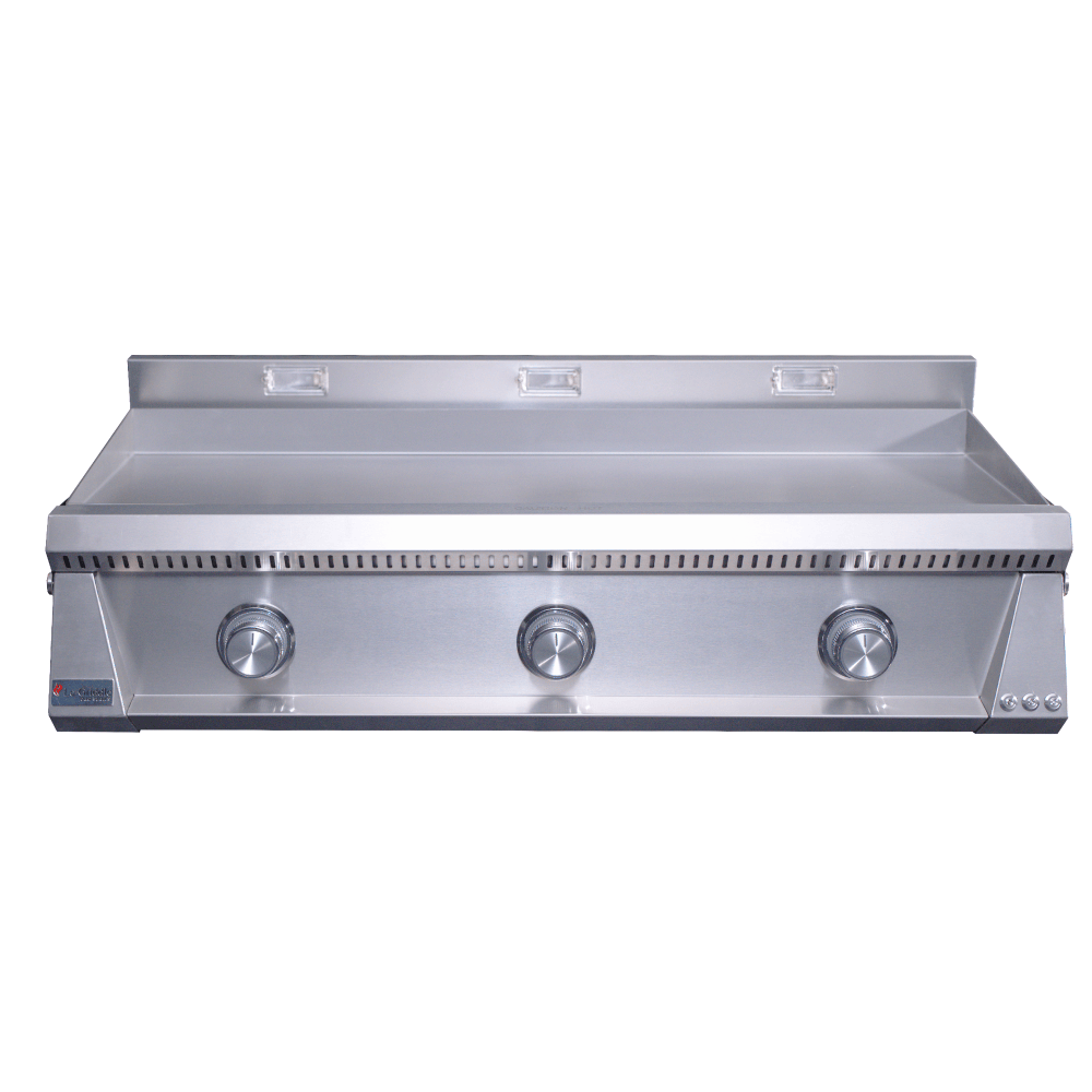 Le Griddle Pro Series 105 41-Inch 3-Burner Built-In Gas Griddle with 3mm Plate