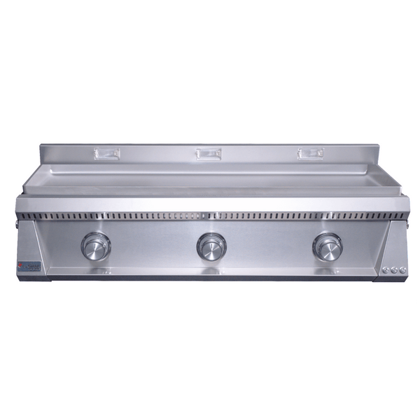 Le Griddle Pro Series 105 41-Inch 3-Burner Built-In Gas Griddle with 6mm Plate