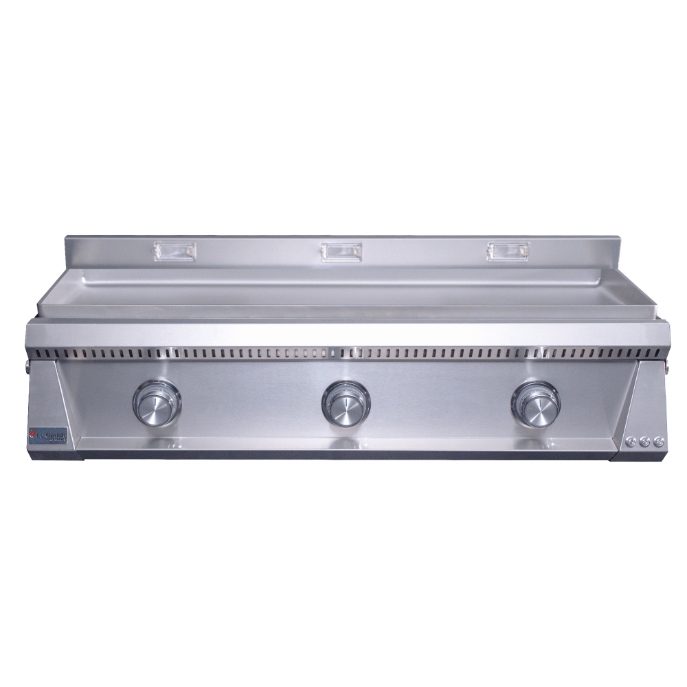 Le Griddle Pro Series 105 41-Inch 3-Burner Built-In Gas Griddle with 3mm Plate