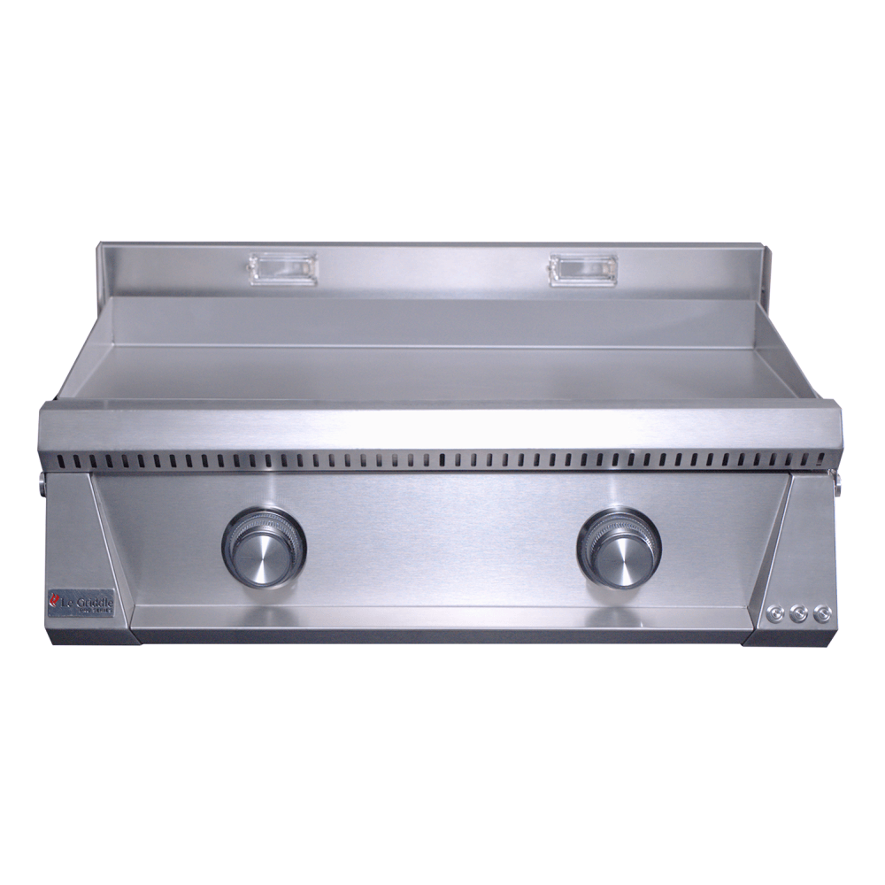 Le Griddle Pro Series 75 30-Inch 2-Burner Built-In Gas Griddle with 3mm Plate