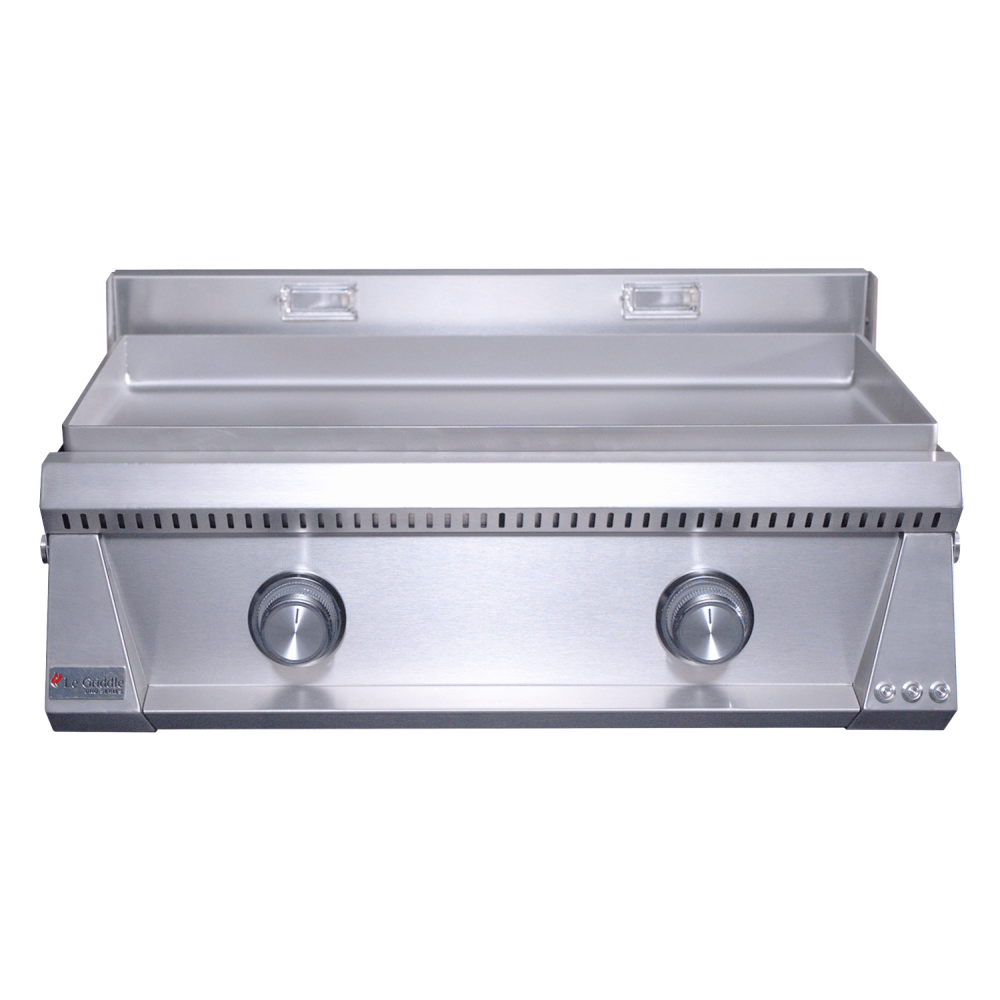 Le Griddle Pro Series 75 30-Inch 2-Burner Built-In Gas Griddle with 6mm Plate