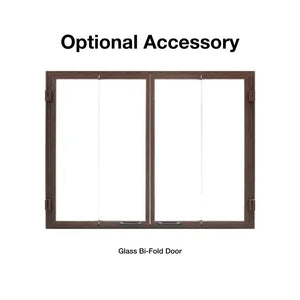 optional glass bi-fold door