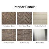 majestic interior panels - angle view
