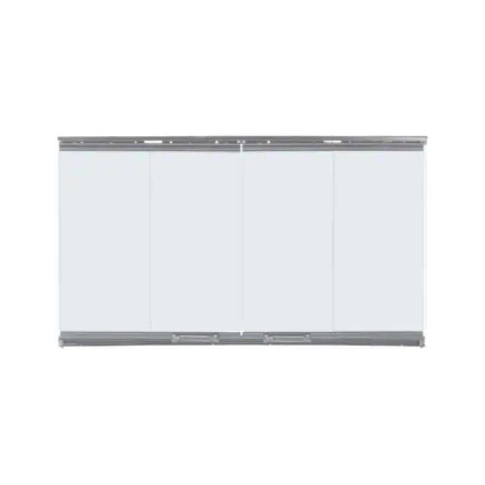 Majestic Glass Bi-Fold Door for Villawood Fireplace