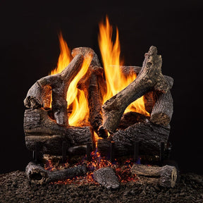 Majestic Grand Series 3-Tier Vented Gas Log Set in Grand Oaks